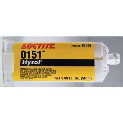 Loctite 0151 Epoxy Adhesive Clear, 50 mL, 2Part Production Supply Store