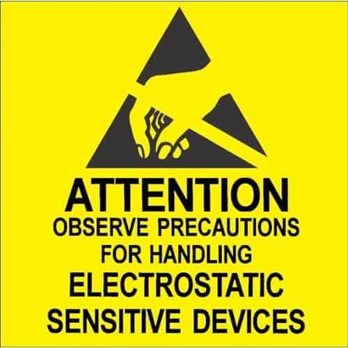 LABEL, ATTENTION, RS-471, 2'' x 2'', ROLL OF 500