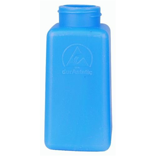 BOTTLE ONLY, BLUE, DURASTATIC DISSIPATIVE, HDPE, 8 OZ