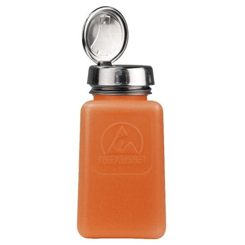 ONE-TOUCH,ORANGE, DURASTATIC SQ, HDPE, 6 OZ