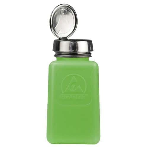 ONE-TOUCH,GREEN, DURASTATIC SQ, HDPE, 6 OZ