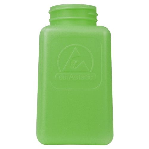 BOTTLE ONLY, DURASTATIC, GREEN DISSIPATIVE, HDPE, 6OZ
