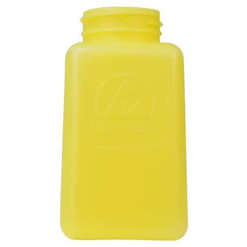 BOTTLE ONLY, DURASTATIC,YELLOW DISSIPATIVE, HDPE, 6OZ