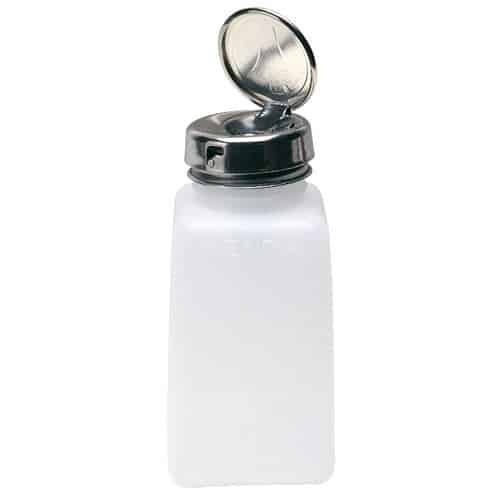 TAKE-ALONG, LOCKING, NATURAL SQUARE HDPE, 6 OZ