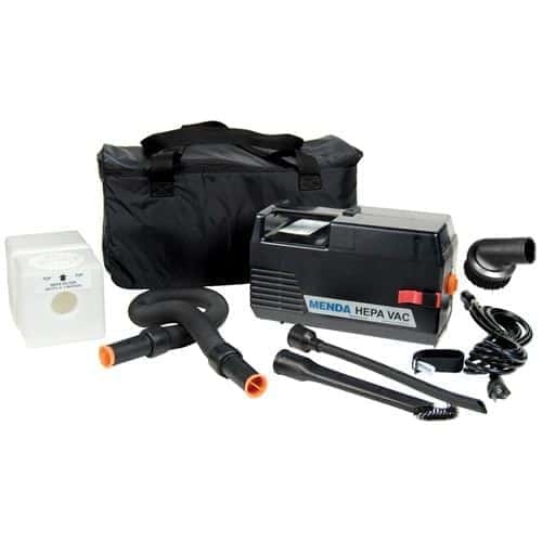 VACUUM, HEPA VAC KIT, 120VAC, WITH CASE AND EXTRA FILTER