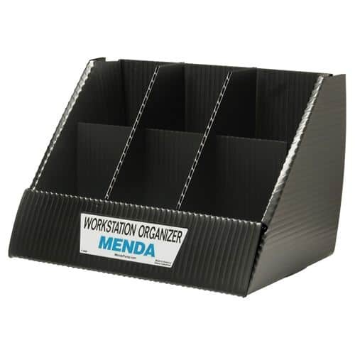 ORGANIZER WORKSTATION, BOX ONLY, 6 CELLS, SHIPS ASSEMBLED