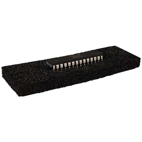 FOAM, BLACK COND, LEAD INSERTN GRADE, 1/4x3-3/4x2-3/4 ESD