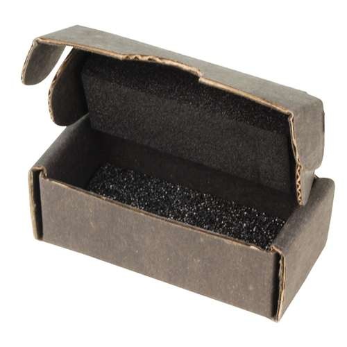 SMALL COMPONENT SHIPPER, BLACK FOAM TOP/BOTTOM, 3-3/4x3-3/4x1 ESD