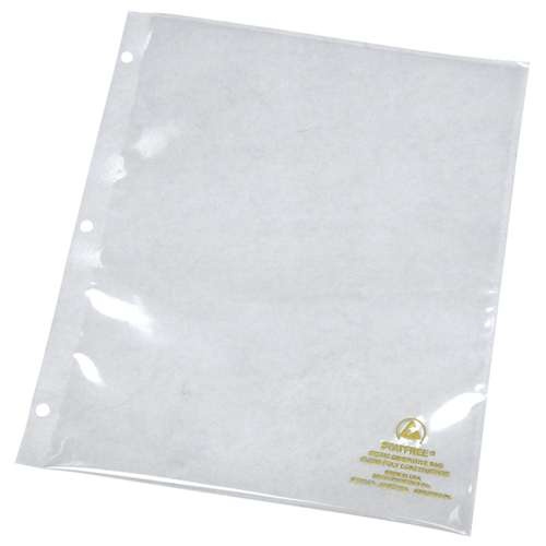 SHOP TRAVELER,RoHS,3 MIL 9-1/2 X 11 OD, 8.625 X 11 ID, 100/PK ESD