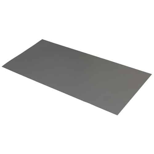 DUAL LAYER RUBBER MAT, GREY, 0.060''x24''x48'', W/GRND