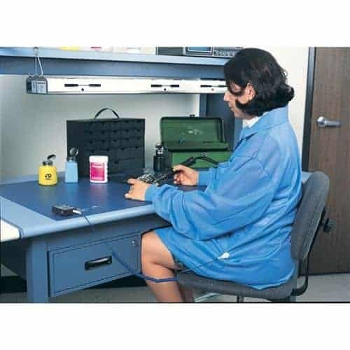 SMOCK, STATSHIELD, LABCOAT, KNITTED CUFFS, BLUE, 4XLARGE