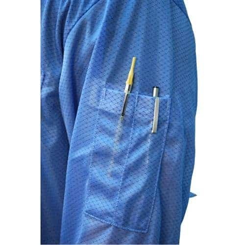 SMOCK, STATSHIELD, JACKET, KNITTED CUFFS, BLUE, MEDIUM