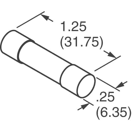 FUSE .3a 250v 2ag .25x1.25 TD PK/5