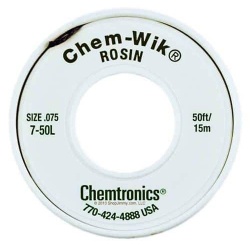 Chemtronics 7-50L Solder Wick .075/1.91mm Width