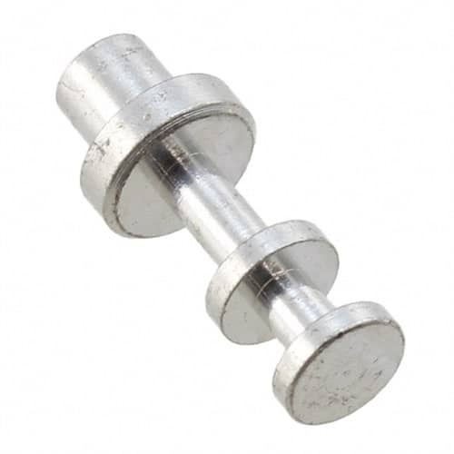 Terminal Turret Double .116 .36L, .062pt Solder Tin-plated brass - PK/100