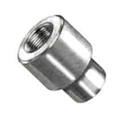 STANDOFF Swage #6 RND .250h, .250od, Shoulder .109, Clear - PK/100