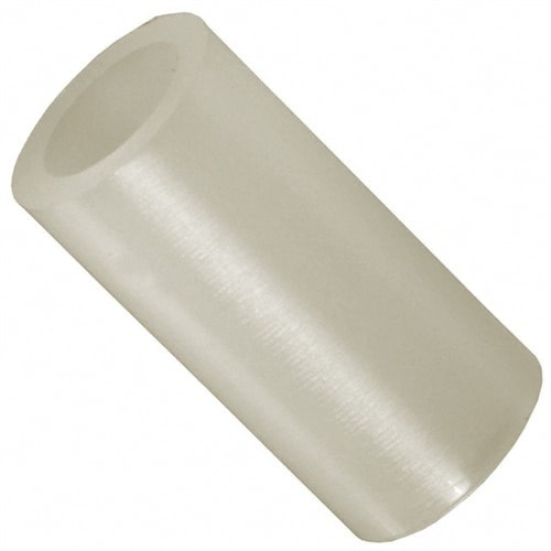 Spacer Round Thru Hole #8 1/2L Nylon 1/4od - PK/100