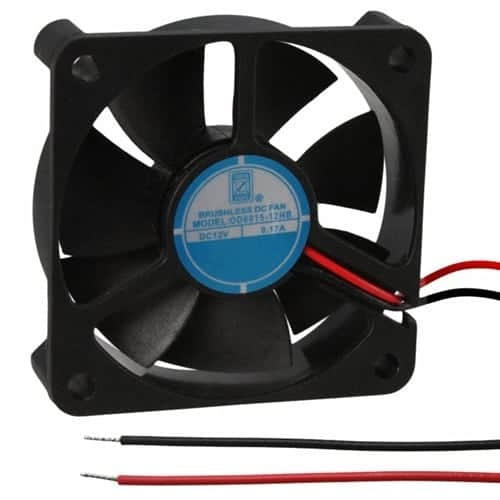 Fan 60mmx15mm 12vdc W/wire Leads Ball Bearing