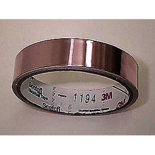 TAPE Copper Foil Shielding. 3.0 Mil 1/2 X 36 Yds.