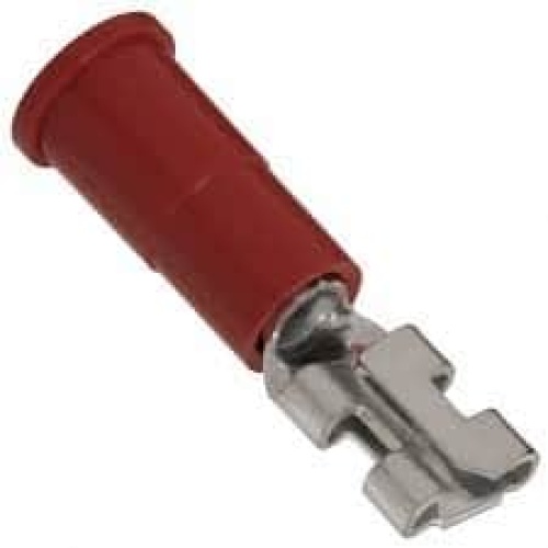 Terminal Fast On 22-18 Awg. Female Insulated Vinyl Butted. PK/100