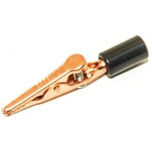 CLIP Alligator Copper BLK Acetate Handle PK/10