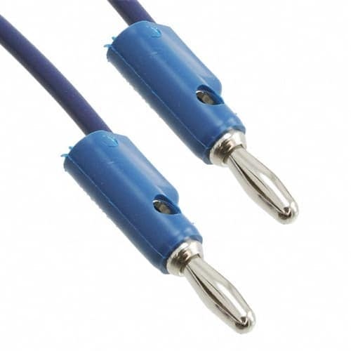 CORD PATCH STD Ban 24.0 BLU Stacking Plug Ea End