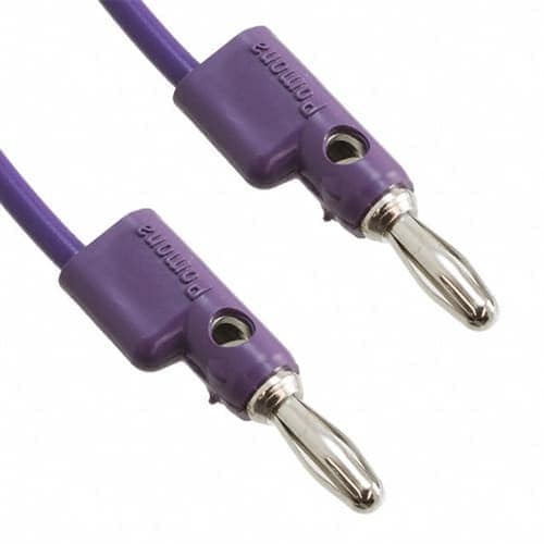 CORD PATCH STD Ban 24.0 VIO Stacking Plug Ea End