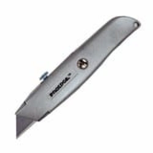 Knife Utility Retractable, Metal W/ 3 Blades, Carded