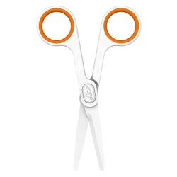 Scissors, Ceramic, White, Kraft Box