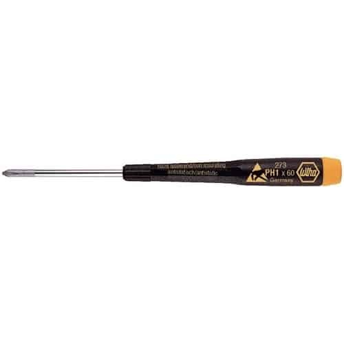 SCREWDRIVER Phillips 0 Blade ESD Safe Handle