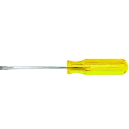 SCREWDRIVER 1/4in x 4in Rnd Blade AMB Handle