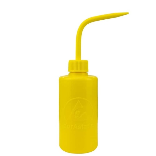 Menda 35790 Yellow durAstatic® Wash Bottle, 8 oz