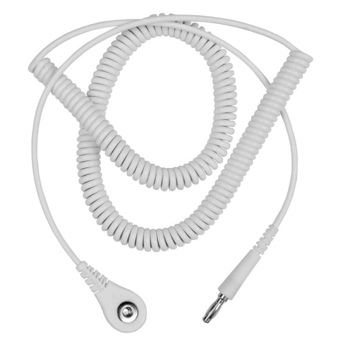 CORD, COIL, JEWEL, WHITE, 4 MM, 10'
