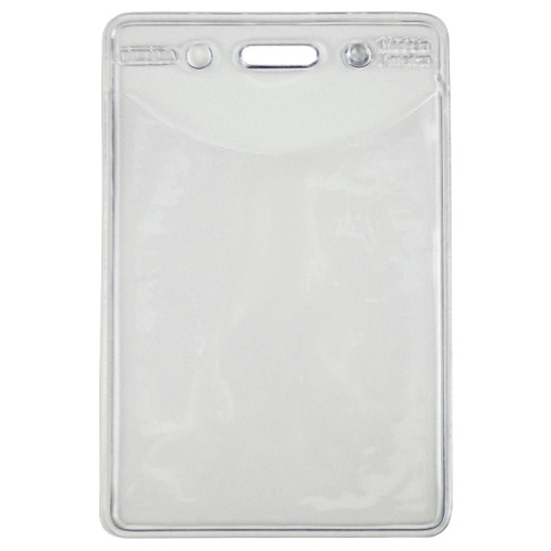 HOLDER, VINYL, SGL PKT, VERT FORMAT, 2-3/8INX3-3/8IN (IS)
