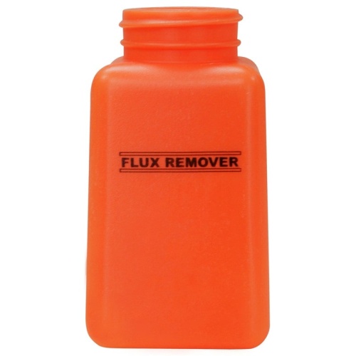 BOTTLE ONLY, ORANGE DURASTATIC 6 OZ, PRINTED FLUX REMOVER
