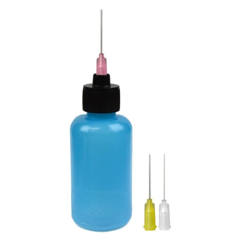 FLUX DISPENSER, DURASTATIC, BLUE, 2 OZ, 18-20-26 GA NEEDLES