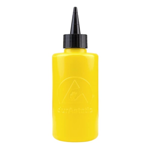 YELLOW CONE-TOP BOTTLE, 8 OZ, DURASTATIC