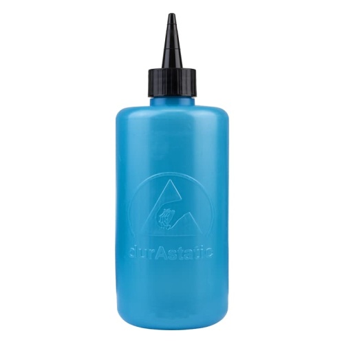 BLUE CONE-TOP BOTTLE, 16 OZ, DURASTATIC