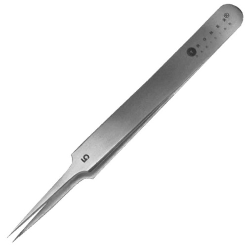 ECONOMY SS TWEEZERS, EXTRA TAPER MEDIUM FINE 5 S10
