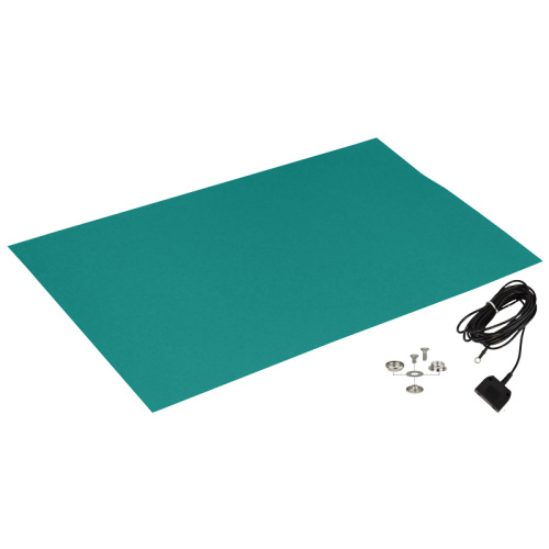 MAT KIT, RUBBER, R1, GREEN, 24" X 48" x 0.080", SMOOTH