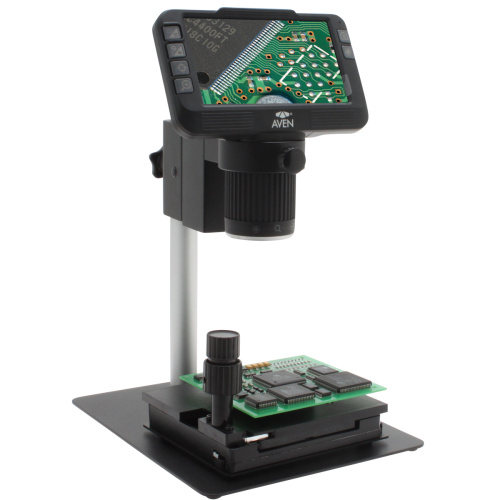 Mighty Scope ClearVue Digital Microscope 8x-25x with Post Stand and Gliding Stage