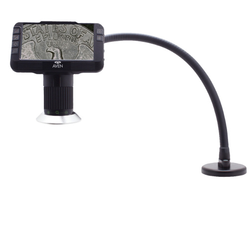 Mighty Scope ClearVue Digital Microscope 8x-25x + 18 Inch FlexArm Stand with Magnetic Base