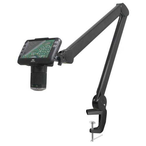 Mighty Scope ClearVue Digital Microscope 8x-25x + 34" Spring Balanced Arm with Table Clamp