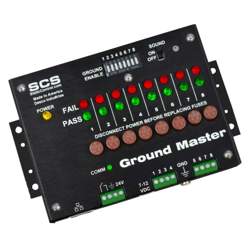 GROUND MASTER MONITOR, ETHERNET, WITH 24V INPUT TERMINAL