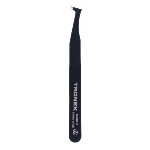 Tronex Cutting Tweezer, Carbon Steel, Epoxy Coated,  Large Pointed Tip