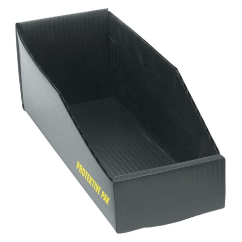 Bin Box, Open, Plastek , 12 X 6 X 4 In