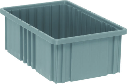 Quantum Storage Dividable Grid Conta in.er Gray 16-1/2 in. X 10-7/8 in. X 6 in.