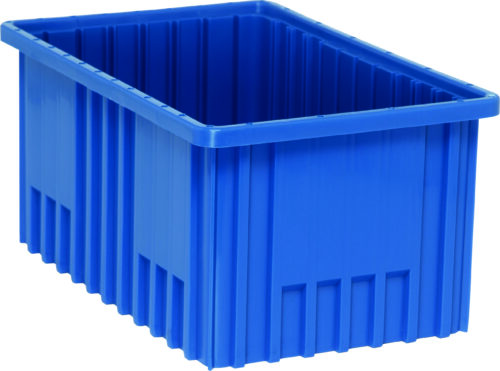 Quantum Storage Dividable Grid Conta in.er Blue 16-1/2 in. X 10-7/8 in. X 8 in.