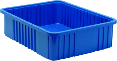 Quantum Storage Dividable Grid Conta in.er Blue 22-1/2 in. X 17-1/2 in. X 6 in.