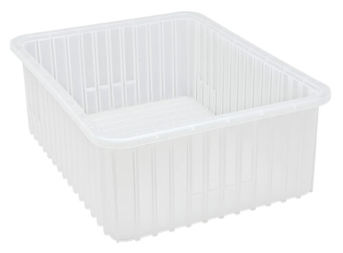 Quantum Storage Dividable Grid Conta in.er Clear 22-1/2 in. X 17-1/2 in. X 8 in.